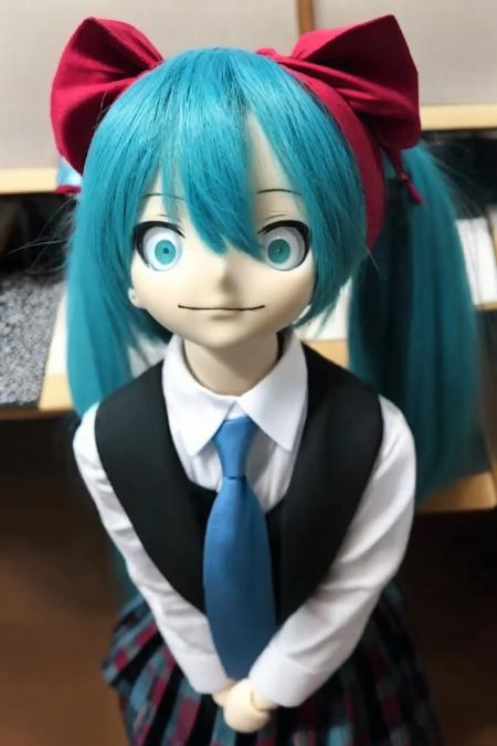 Creepy cheap miku doll