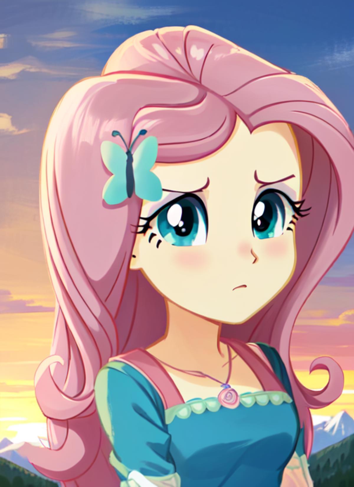 Fluttershy Equestria Girl Scared