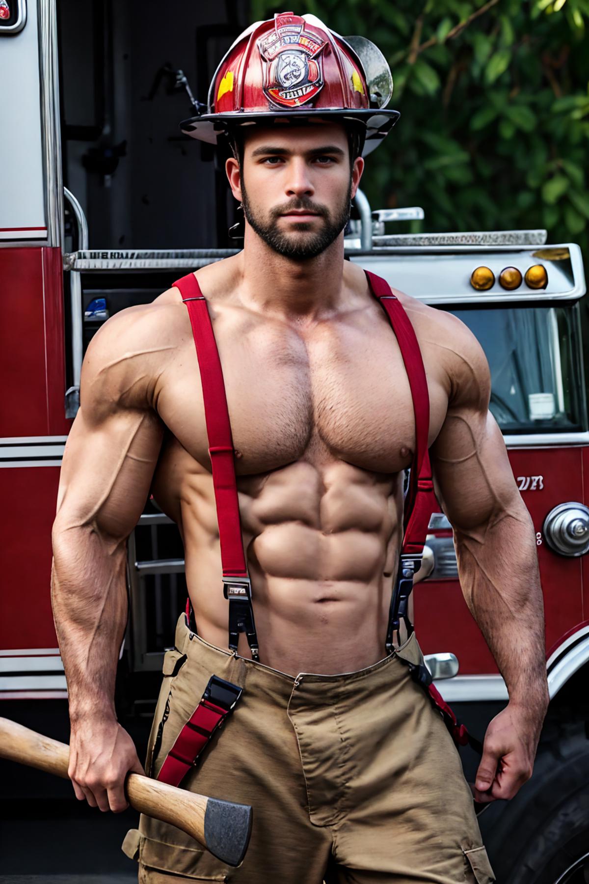 Sexy Firefighter Outfit image by Kairen92