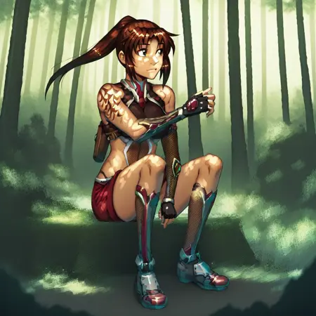 Rebecca Lee / Revy (Taimanin outfit) WIP old archived version