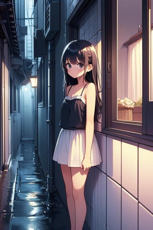 girl like night alley image by ghostpaint