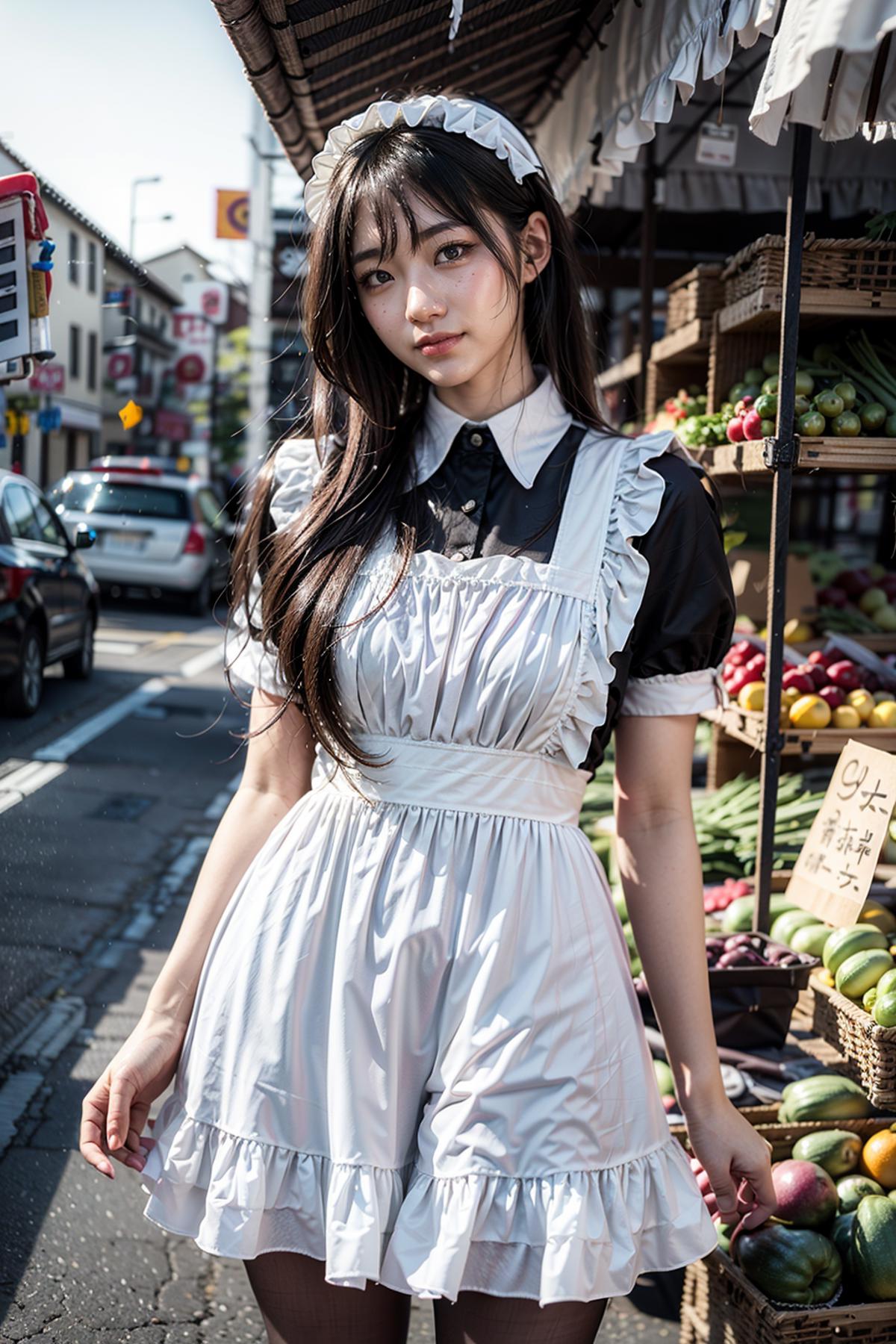 Maid costume | 女仆装 image by feetie