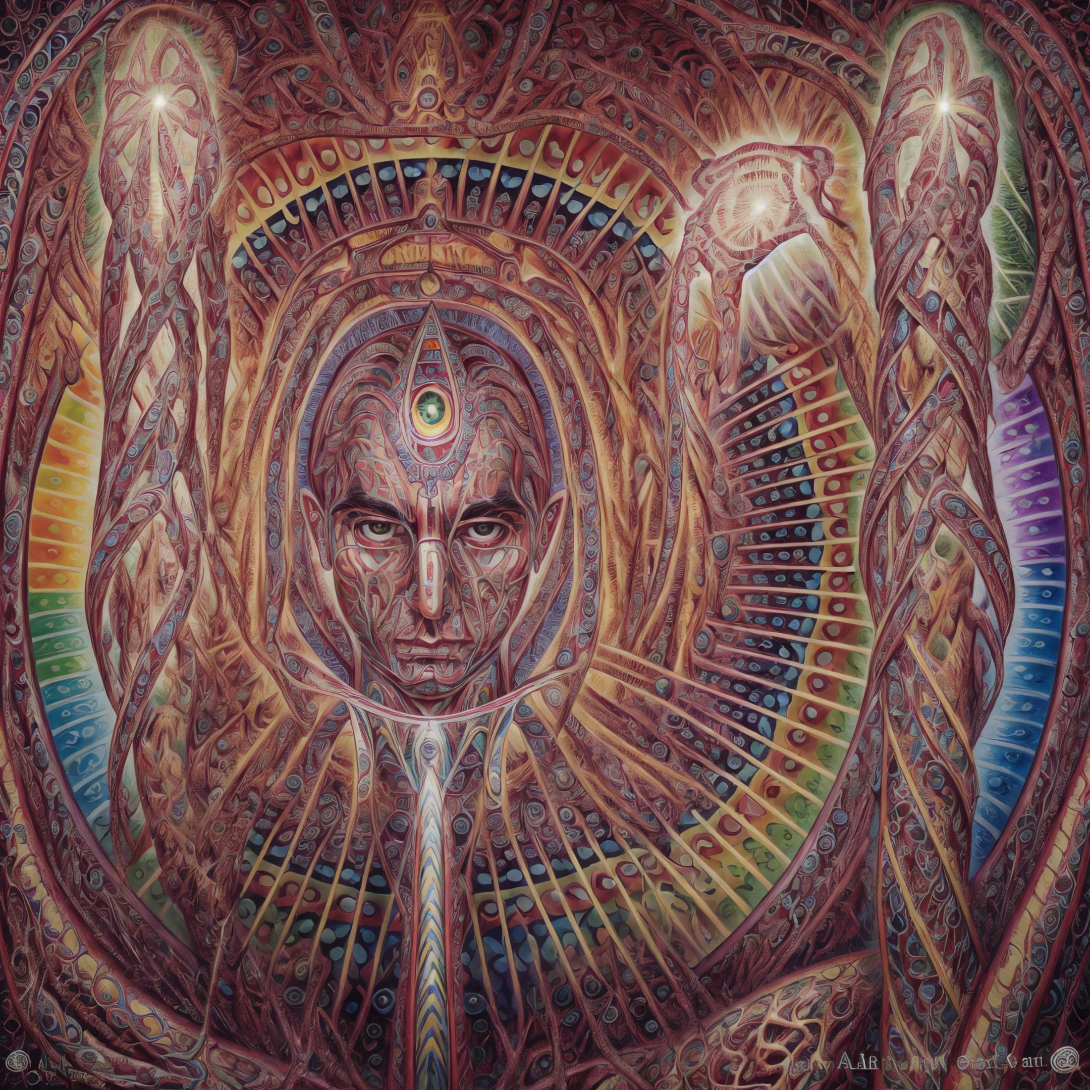 Alex Grey style art (SD 1.5) image by getphat