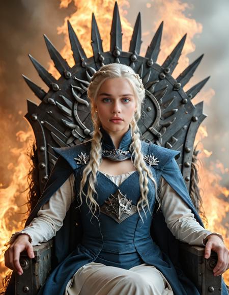 Emilia Clarke as Daenerys Targaryen - LORA  - FLUX and PONY 👑 PONY v1.0