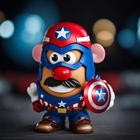 mister potato head from the toy story 4 movie in 2019, Stable Diffusion