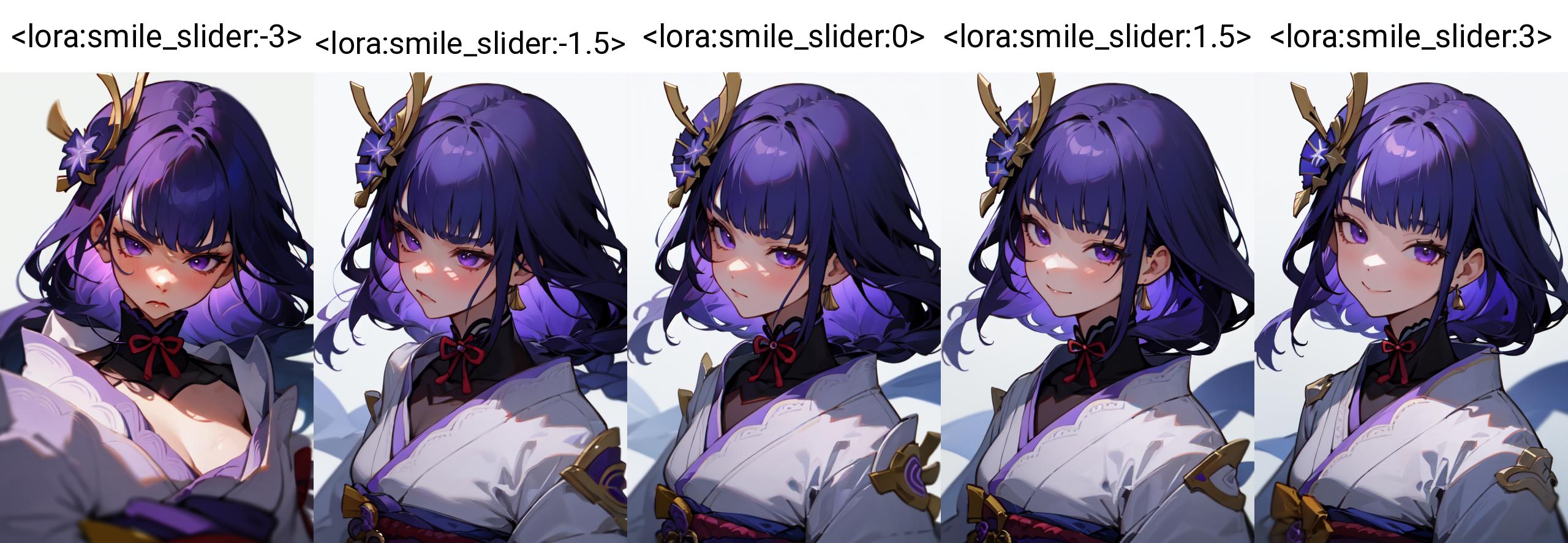 Smiling slider LoRA (for anime models) image by Poiuytrezay