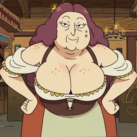 Big Boob Waitress (Rick and Morty)