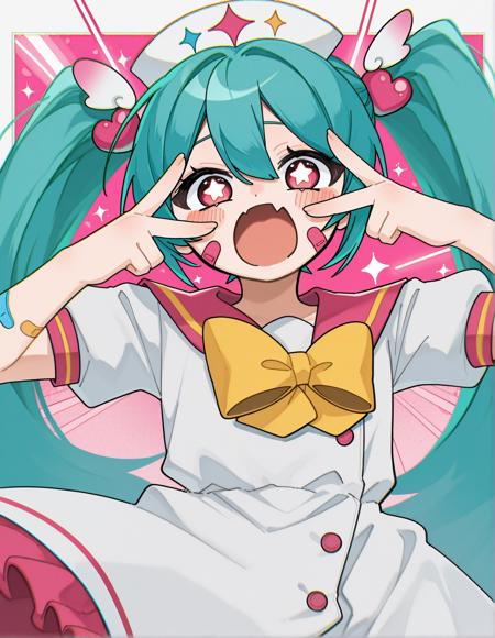 Magical Cure Love Shot / Miku Miku Beam / ミクミクビーム (Hatsune Miku) [Illustrious] v1.0 illustrious