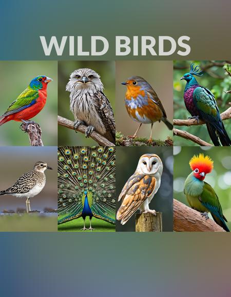 Animal Wildcards & Reference for SDXL Wild Birds