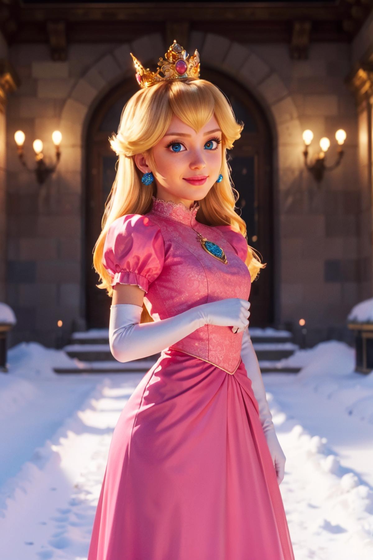 princess peach - The Super Mario Bros. Movie - movie like image by wikkitikki