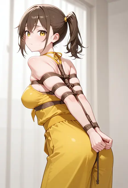 Shibari-ArmBinderTie 後手一本縛り-IL