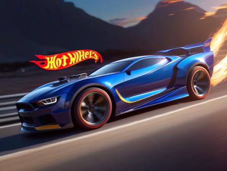 <lora:HotWheels:1> hotwheels render of __car__, logo