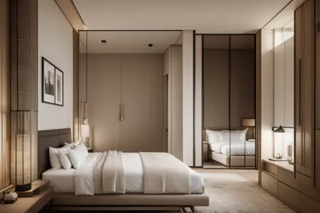 Hotel Interior Design - Guest Room V2