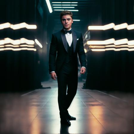 RAW portrait of zacefron person, professional photography, in blade runner, high resolution, 4k, 50mm, vaporwave, photo by Brooke Shaden, <lora:zacefron_6120:1>