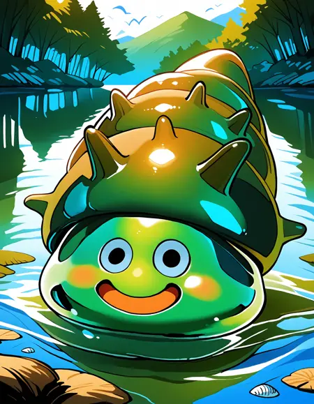 Shell slime / スライムつむり (Dragon Quest) IL/Pony