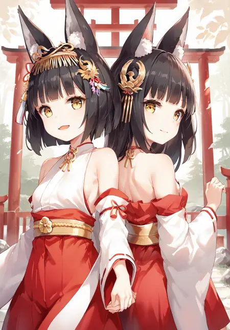 nagato&mutsu(azur lane) 长门&陆奥(碧蓝航线)