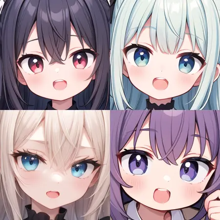 Mouth pronouncing "O (/o/)" Type2 /「お」発音の口 Type2