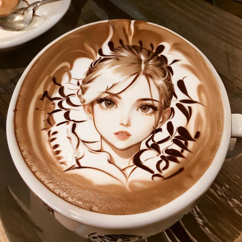 Latte Art | Concept LoRA image by DegenerateDiffusion