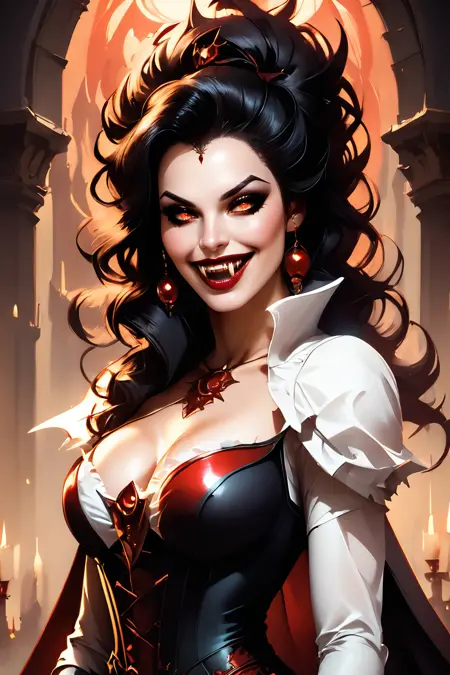 Female Vampire Style | Pony / SD1.5