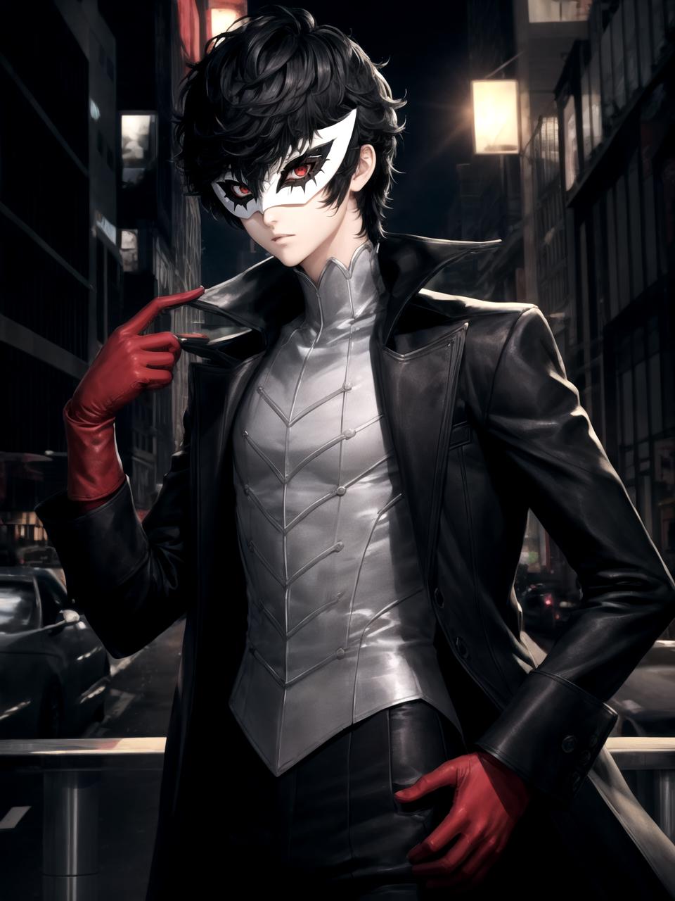 Ren Amamiya (Joker) - Persona 5 - v2 dim 16/8 768x768 | Stable