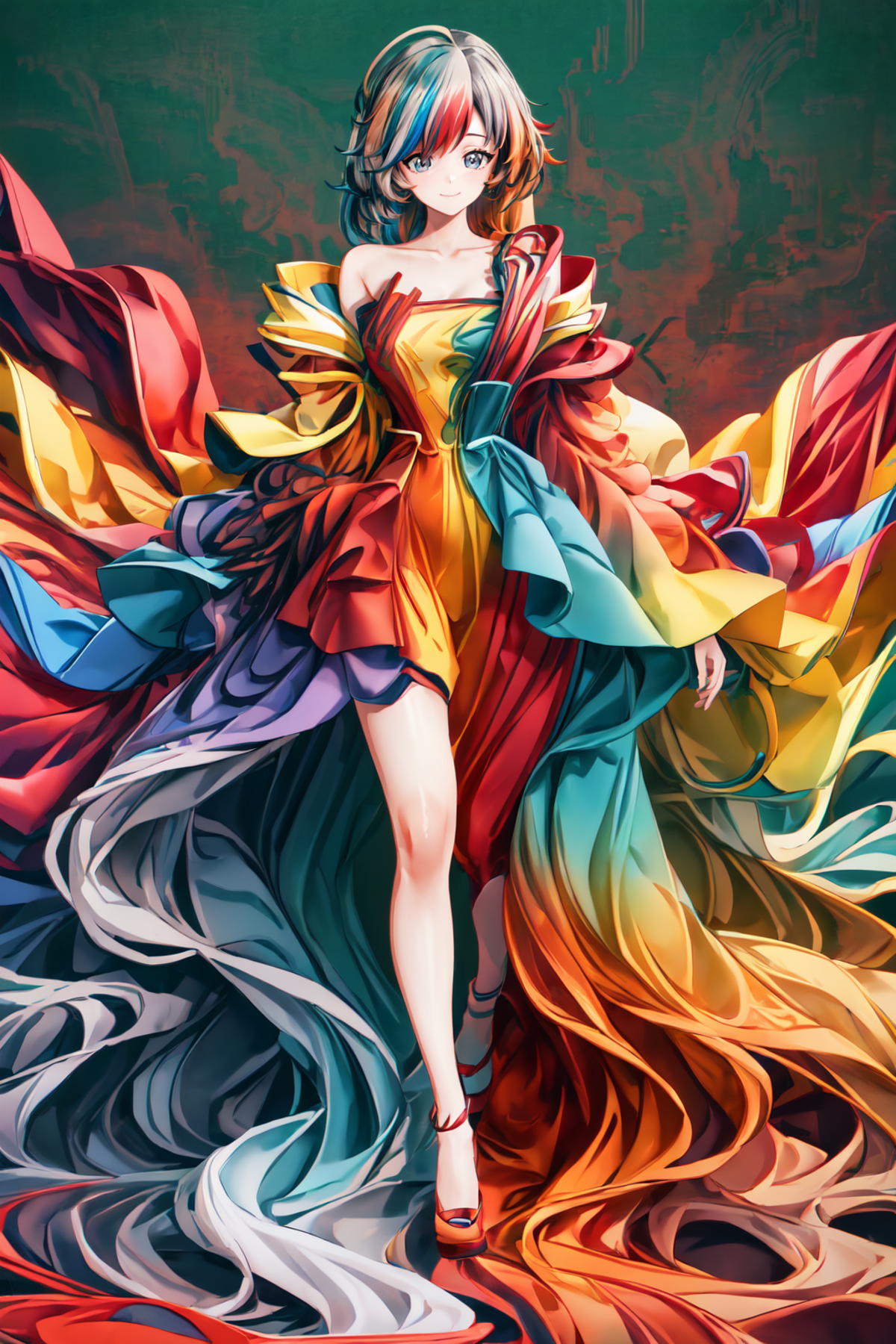 Rainbow Layer Dress image by anonymoose1234