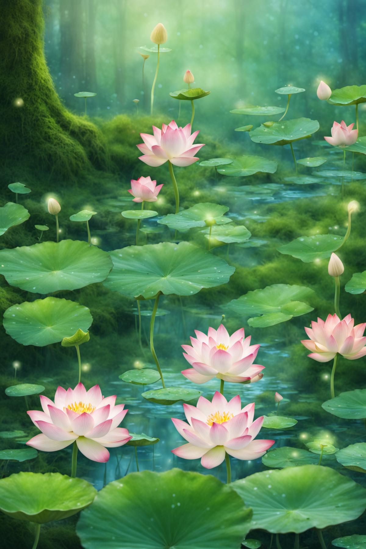 lotus flower image by wuwuming_Hansen