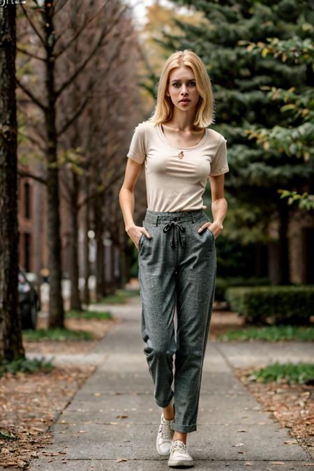 21yo girl, (perfect face:1.5), (slender body:1.2), (medium blonde hair:1.2), (male shirt:1.4), (male pants:1.3), (dynamic pose:1.5), (naughty look:1.5), (medium natural breasts:1.3), BREAK. shallow depth of field,bokeh,natural lighting,high quality,film grain,Fujifilm XT3,8k,uhd,RAW photo,masterpiece,photorealistic,ultra-detailed,  <lora:zoom_slider_v1:-1>,
