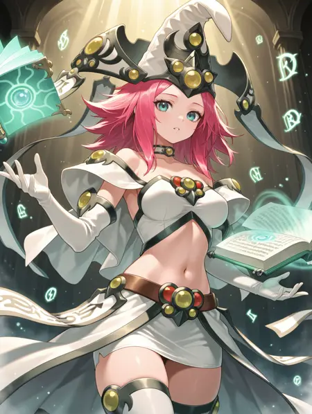 Yu-Gi-Oh! - High Priestess of Prophecy (魔導法士 ジュノン) illusXL