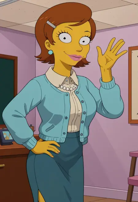 Ms. Cantwell - The Simpsons