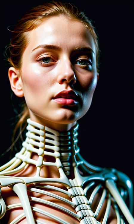 cinematic still raw photo, enigmatic close-up photograph, ethereal beauty of a mysterious woman, with intricate biomechanical details, porcelain skin, exo skeleton, (high detailed mechanical skin:1.2), 8k uhd, dslr, soft lighting, high quality, film grain, Fujifilm XT3 . emotional, harmonious, vignette, 4k epic detailed, shot on kodak, 35mm photo, sharp focus, high budget, cinemascope, moody, epic, gorgeous, film grain, grainy, raw photo, enigmatic close-up photograph, ethereal beauty of a mysterious woman, with intricate biomechanical details, porcelain skin, exo skeleton, (high detailed mechanical skin:1.2), 8k uhd, dslr, soft lighting, high quality, film grain, Fujifilm XT3, excellent composition, cinematic atmosphere, dynamic