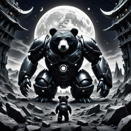 "Monochromatic Nightmare" – The colorblind duck waddles through a grayscale wasteland, stepping over the bones of other animals, while the moon bear’s hollowed-out pelt is displayed on the robot overlord’s war banner.
score_9, score_8_up, score_8_up, masterpiece,super detailed face, super high resolution, FaceDetail, masterpiece-level, highly detailed, intricate details, detailed background, complex background, cinematic, intricately detailed illustration, depth of field, masterpiece, best quality, amazing quality, very aesthetic, absurdres, newest, very awa, shadow, dynamic angle,