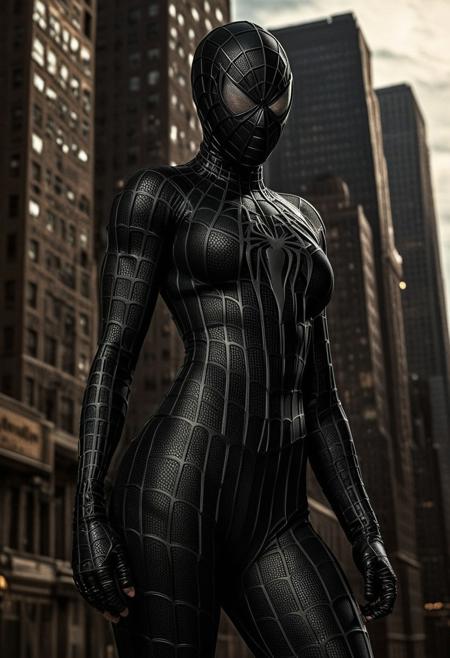 score_9, score_8_up, score_7_up, best quality, realistic, masterpiece, beautiful detail, hyperrealistic, night, ((1girl, woman body, big breasts)), amazing detailed full body portrait of a sexy girl, wearing a realistic and highly detailed black raimi spider-man suit, ((huge muscular girl)), ((wears black spiderman mask)), professional model wears ultra - detailed black raimi spider - man suit, ultra - detailed and grained black raimi spiderman suit, suit covered entire body and hand, black spiderman gloves, (action pose), (full body), (dirty skin), octane render, highly detailed, volumetric, dramatic lighting, (highest quality:1.1), (HDR:1.3), (top quality, best quality), realistic, high definition,