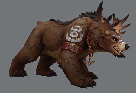 Bear Form (Highmountain Tauren) (World of Warcraft) Illustrious V1
