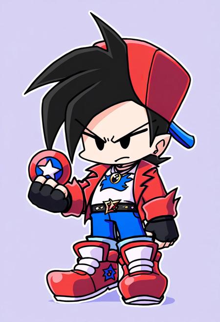Fleetway Boyfriend (Friday Night Funkin/FNF Vs Sonic.exe) Illustrious v1