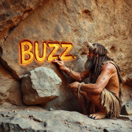 Primitive man found his first BUZZ