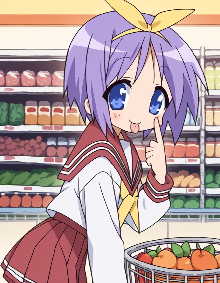hiiragi 柊Murasaki Tsukasa Hiiragi (柊つかさ) - Lucky Star (Lucky☆Star