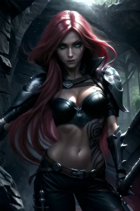Katarina the Sinister Blade, 5 Skinspack (Faerie Court,Deathsworn...)  | League of Legends | YuruSama LoRa