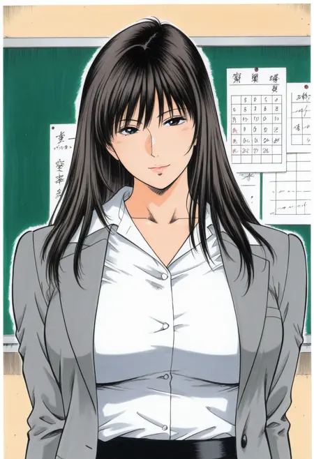 Natsuko Fujishima (Dorei Jokyoushi Mashou no Curriculum by Ryuichi Hiraoka)