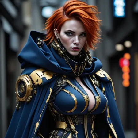 Grace O'Malley. Independant Elite SOLO, Night City, Cyberpunk - V5 SD 1.5 (test)