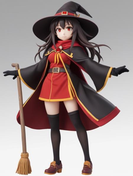 Megumin is a young girl with dark brown shoulder hair and strangely sleepy scarlet eyes. she's got light skin,doll features and a bright complexion,
Megumin wears a classic witch outfit,like a black coat,red robe,orange shoes and black wizard hat,all with golden edges and accessories,and a black necklace,belt and gloves without fingers. megumin's right leg is wrapped in white bandages,and the left black stocking. he wears a brown cane with a floating red gem,<lora:Yuffin:1.0>
Megumin wears a classic witch outfit,like a black coat,red robe,orange shoes and black wizard hat,all with golden edges and accessories,and a black necklace,belt and gloves without fingers. megumin's right leg is wrapped in white bandages,and the left black stocking. he wears a brown cane with a floating red gem,
Megumin wears a classic witch outfit,like a black coat,red robe,orange shoes and black wizard hat,all with golden edges and accessories,and a black necklace,belt and gloves without fingers. megumin's right leg is wrapped in white bandages,and the left black stocking. he wears a brown cane with a floating red gem,