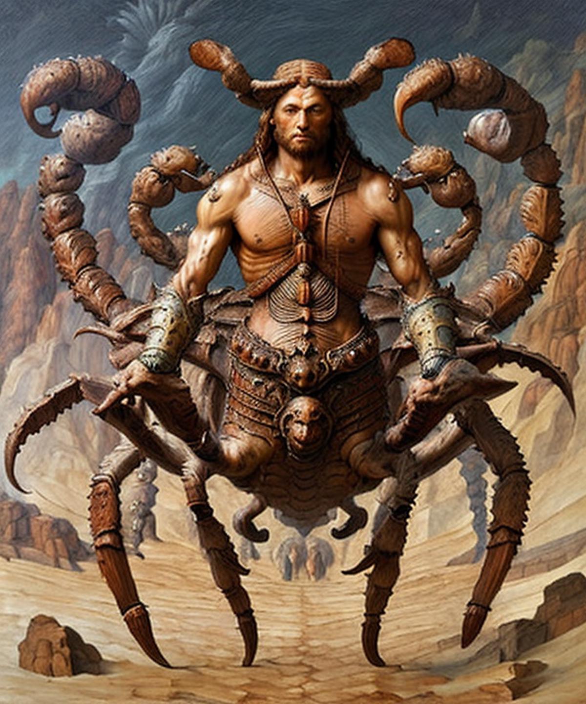 half human half scorpion