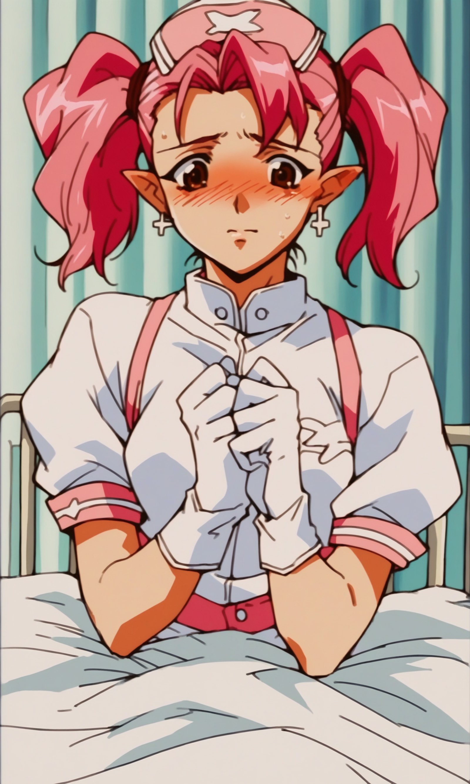 (score_9,score_8_up,score_7_up),source_anime,
1990s anime,1girl, dolce, brown eyes, pointy ears, white gloves, earrings, p...