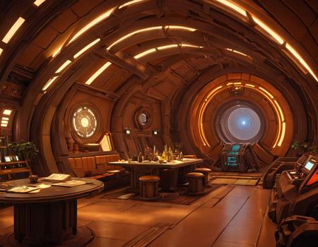 Organic Sci-Fi Interiors V1