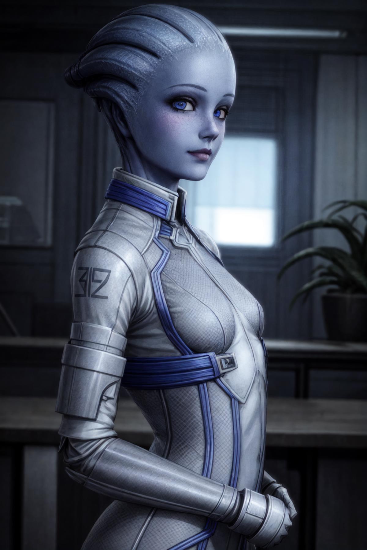 Liara T'Soni (Mass Effect) LoRA image by ADMNtek