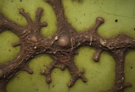 biomecanics  texture, 4k, best quality, high quality,  green, brown, rotten,  colored, glue, bubonic plague, nurgle