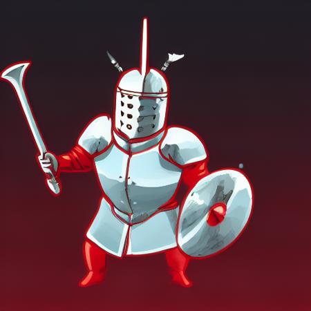 painfulstyle, man wearing knight armor wielding sword full plate armor