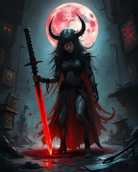 Night Slayers: Hicia Shadowend, Empress of Prisons.