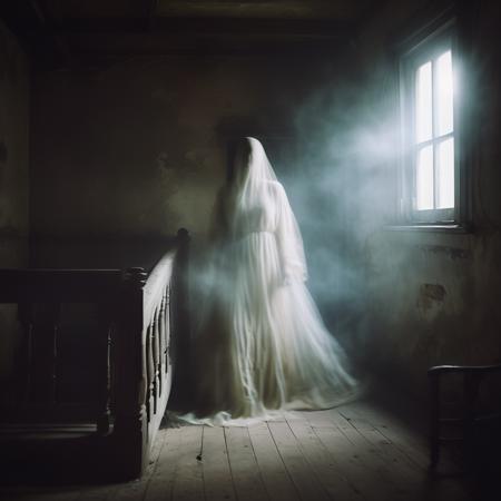 highly detailed candid photo of ghost:1.3,

((blurry)), ((transparent)), solo, walking, ((night)), darkness, inside a medieval house, 8k, depth of field,  


masterpiece, best quality:1.1, 

god rays:1.3, night:1.3, pitch black:1.2,
ultra photoreal, photorealistic:1.0, sharp focus:1.1, 
depth of field:1.1, 

50mm, style of Nathan Wirth, Hasselblad X1D II, Porta 160,
