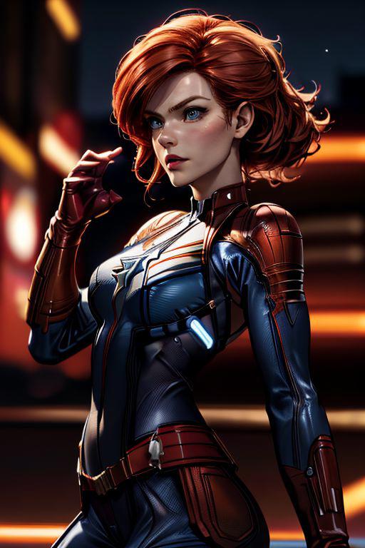 Captain Marvel (Marvel Comics) LoRA image by R4dW0lf