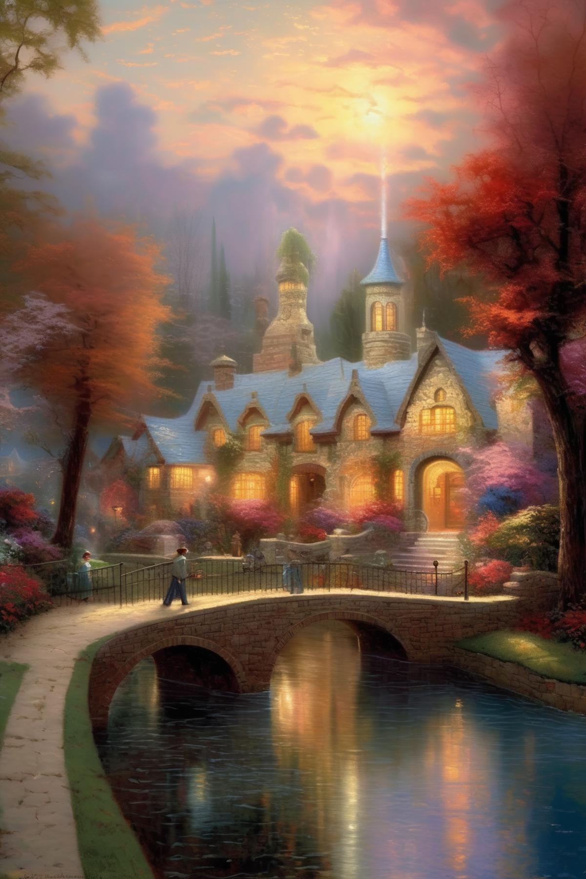 Thomas Kinkade Style image by Kappa_Neuro